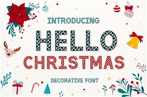 Hello Christmas Font By Brown Cupple Fonts · Creative Fabrica