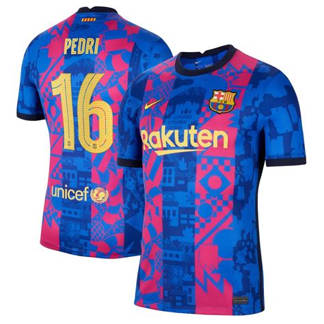 Pedri Barcelona Nike 202122 Third Stadium Breathe Replica Player