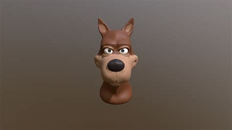 Dog Head 3d Model By Brocz 3dd08b7 Sketchfab