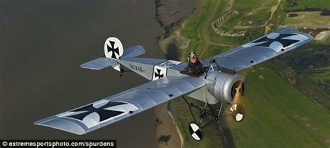 Ww1 Replica Airplane Is Hand Built And Powered By A Lawn