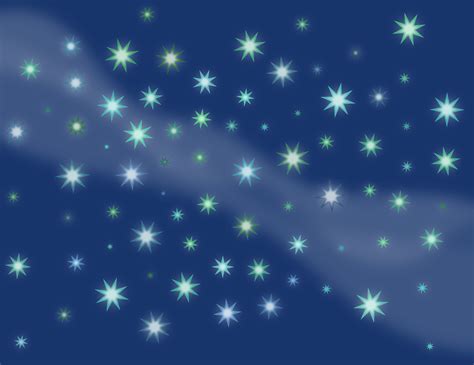 Clipart Starry Sky With Milky Way