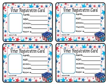 voter registration card election day  khrys greco tpt