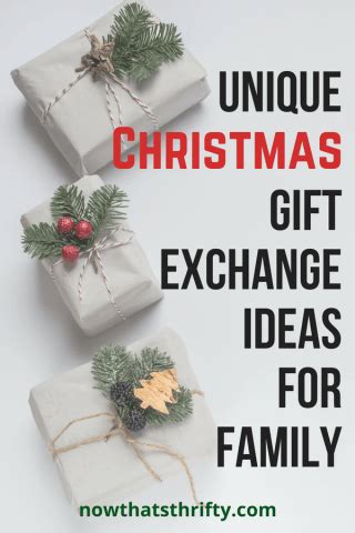 Choosing a family gift can be difficult because each family member has a different personality. Unique Christmas Gift Exchange Ideas for Family - Now That ...