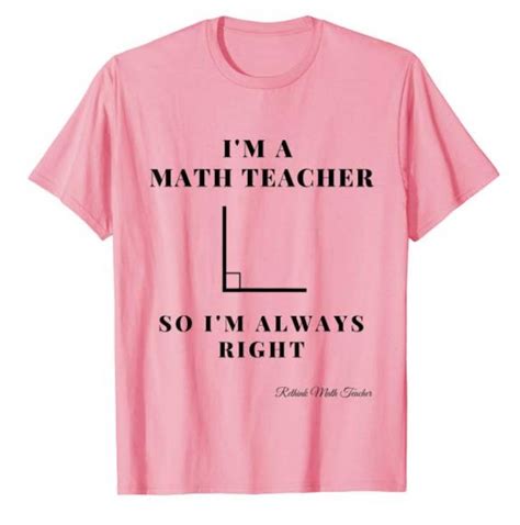 Funny Math Teacher T Shirts Rethink Math Teacher