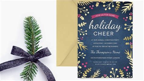 Create your own christmas party invitations to download, print or send online for free. 20+ Holiday Invitations - Free PSD, Vector AI, EPS Format Download | Free & Premium Templates