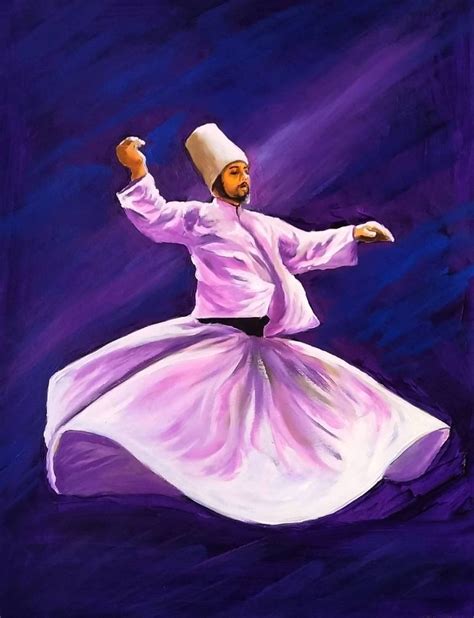 Whirl Dance Sufi Painting By Yahya Hadisusilo Saatchi Art