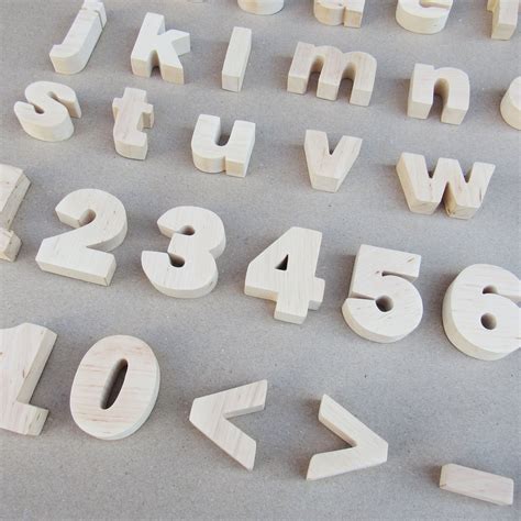 Magnetic Alphabet Letters Wooden Letters For Nursery Wooden Alphabet