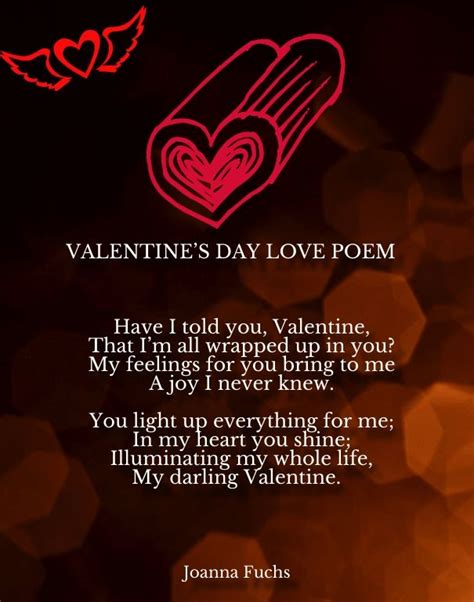 Valentines Day Short Love Poems Romantic Poems For Her Pinterest