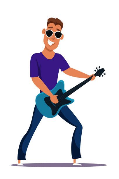 Guitar Player Cartoon Stock Photos Pictures And Royalty Free Images Istock