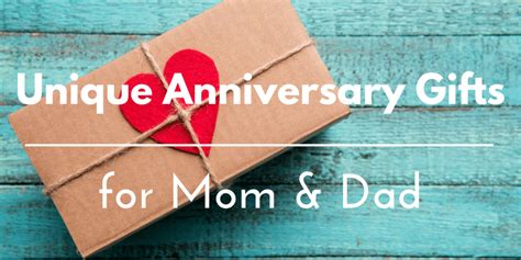 Maybe you would like to learn more about one of these? Best Anniversary Gifts for Parents: 30+ Unique Presents ...