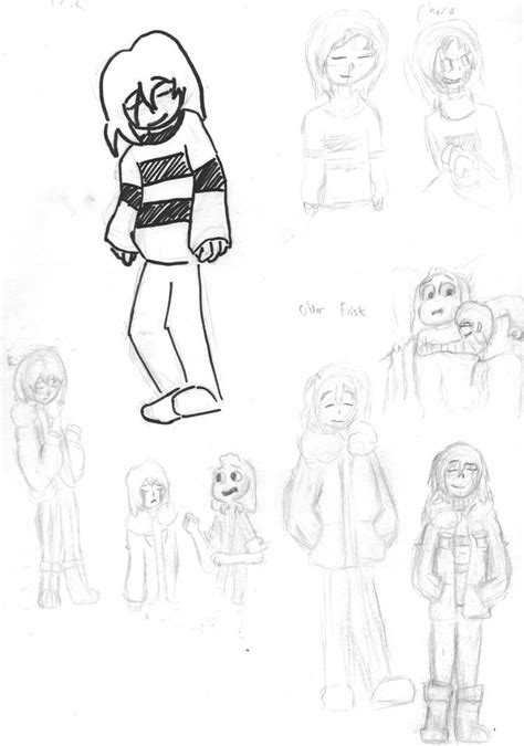 Frisk Sketches By Acridmoon On Deviantart