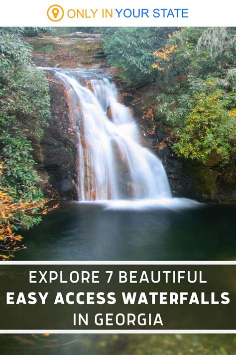 6 Easy Access Georgia Waterfalls That Are Perfect For A Summer