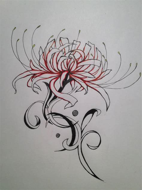 Spider Lily Tattoo Design By Uchuupanda On Deviantart