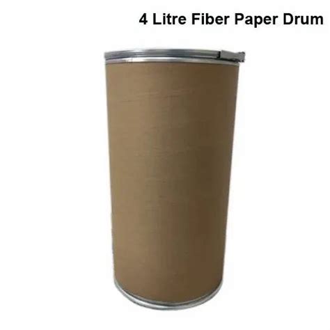 Chemicals 4 Litre Fiber Paper Drum For Packaging Industry At Rs 300