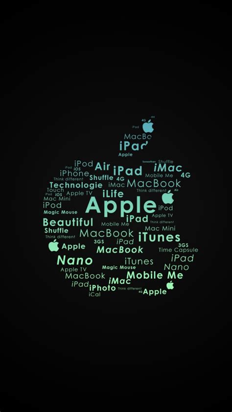 Apple Logo Typography Iphone Wallpapers Free Download