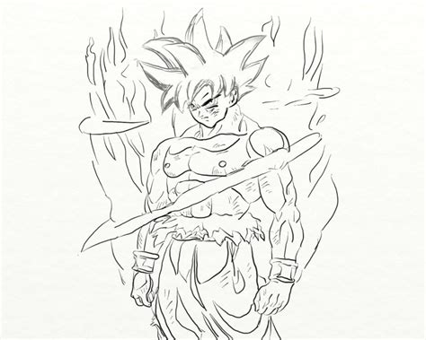 Son Goku Ultra Instinct Ausmalbild Vrogue Co