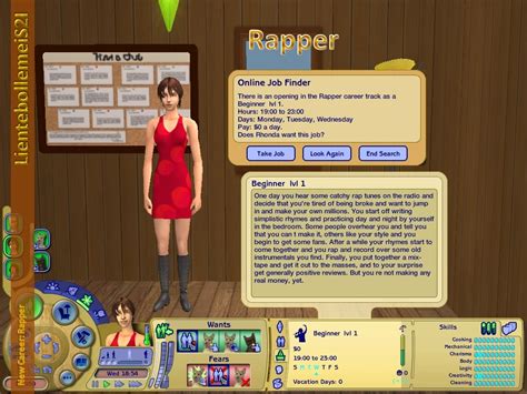 Mod The Sims New Career Rapper Ptocc