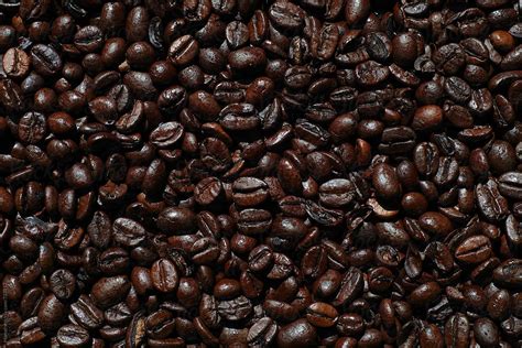 Very Dark Roasted Coffee Beans Del Colaborador De Stocksy Marcel