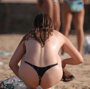 Beach Candids Nude Beach Topless Thong Bikini Page 19