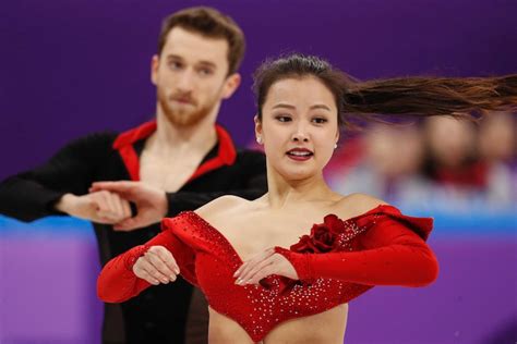 Winter Olympics Wardrobe Issue Exposes French Skaters Breast During Ice Dance Routine Abc News