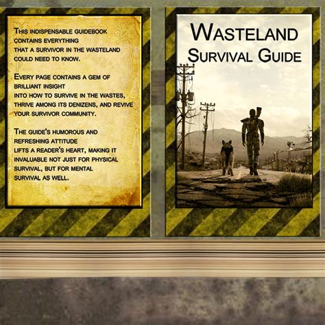 I've recently started a new playthrough of fallout 3 and, as usual, i'm running through the wasteland survival guide questline again because it's fairly essential for a low level character to do, or at least it's very helpful. Wasteland Survival Guide at Fallout3 Nexus - mods and community