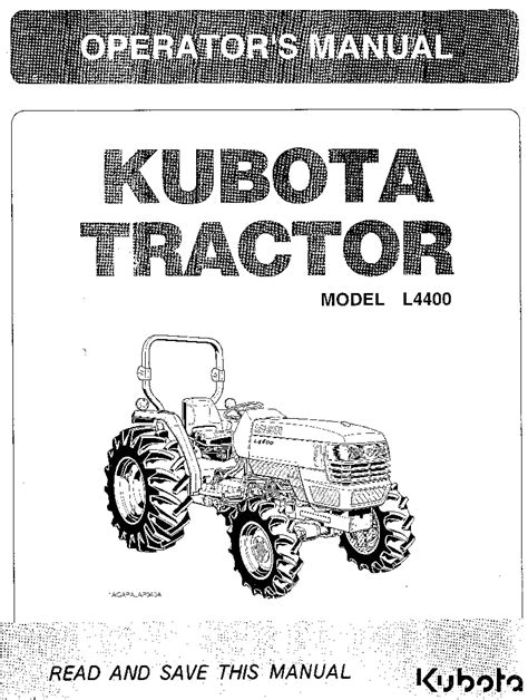 Kubota L3200 Manual