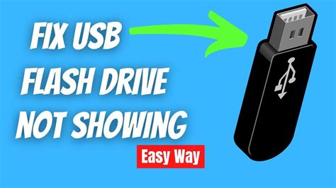 How To FIX USB DRIVE Not Showing Up Windows 11 10 8 7 Easy Way YouTube