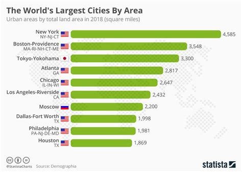 Infographic The Worlds Largest Cities By Area Worlds Largest City