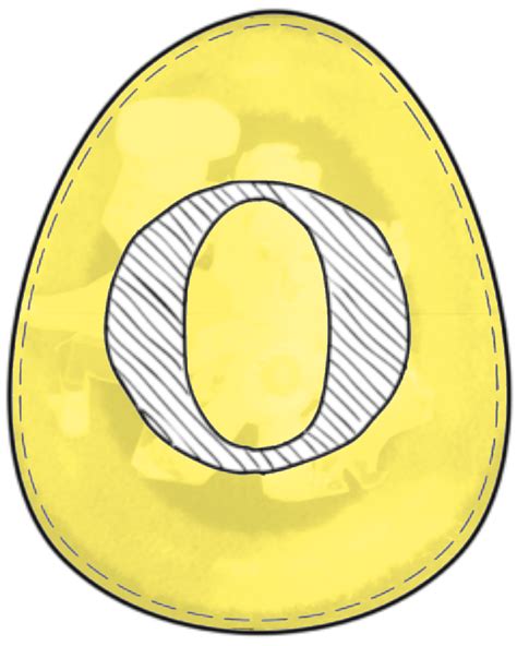 Letter O Free Prïntable Easter Egg The Letter O Fan Art 44326578