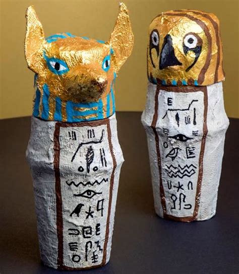 egyptian canopic jars art st agnes c e primary school