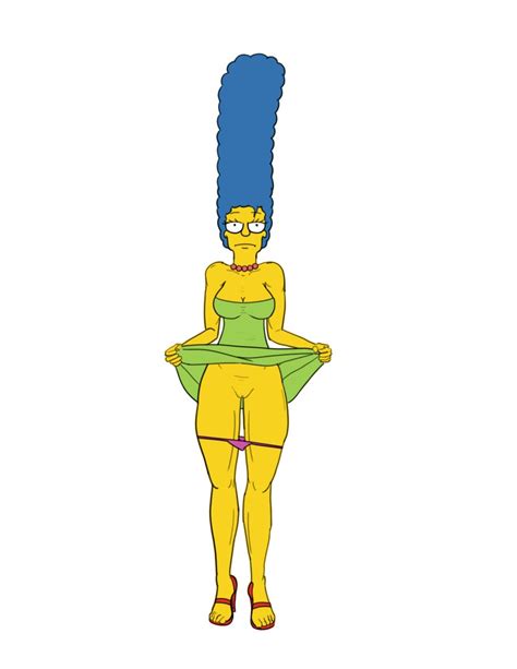 Rule 34 Female Imsmexyftw Marge Simpson Panties Down Shaved Pussy Skirt Lift Solo The Simpsons
