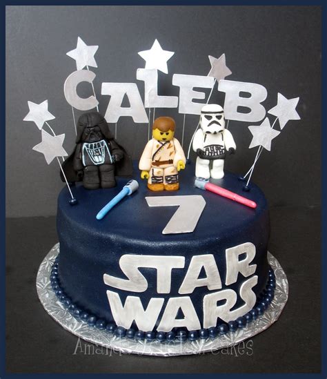 But i still knew there was no way i could produce an even halfway decent star wars birthday cake if i relied solely on my frosting and piping skills. Amanda's Custom Cakes: Lego Star Wars