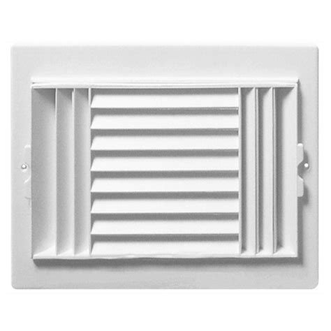 Some homeowners may prefer to replace their a/c vents for style reasons, but where time and money are concerned, they. Unbranded 10 in. x 8 in. Plastic Ceiling Register in White ...