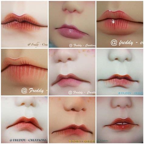 Blythe Custom Blythe Caracterización Blythe Lip Carving Lips