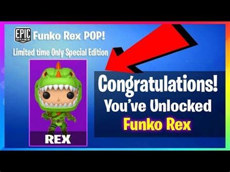Open up fortnite and scroll over to the. *NEW* Fortnite: Funko Rex Skin *COLLECTORS EDITION ...