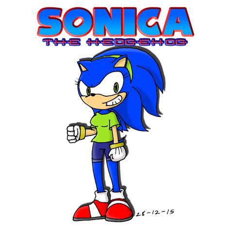 Sonica The Hedgehog Rule 63 Sonic By Tmntsam On Deviantart