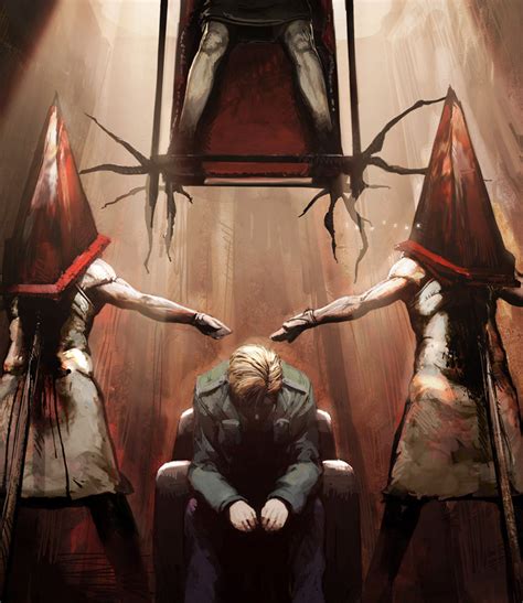 Pyramid Head James Sunderland And Maria Silent Hill And 1 More
