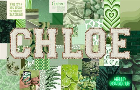 🔥 Download Custom Green Preppy Monogram Desktop Wallpaper Collage By