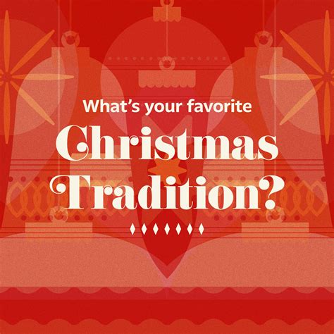 What's your favorite Christmas tradition? - Sunday Social