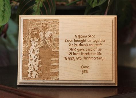 5th Anniversary Wood In A Flash Laser Ipad Laser