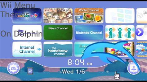 Wii Menu Themes On Dolphin Emulator Youtube