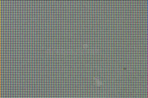 Macro Detail Of Computer Screen With Rgb Pixels Stock Photo Image Of