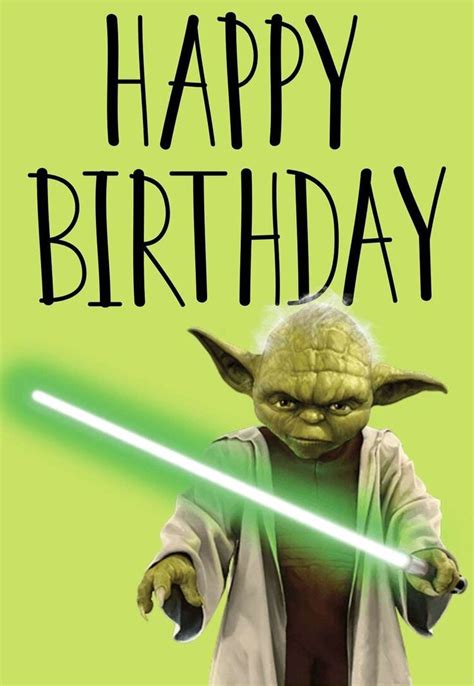 Yoda Birthday Card Mistery Map