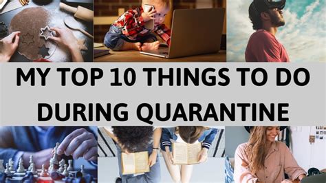 My Top 10 Things To Do During Quarantine To Fight Covid 19stay Home