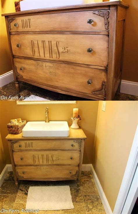 Using a dresser as a vanity. A Guide to Turning a Dresser Into a Vanity | Small ...