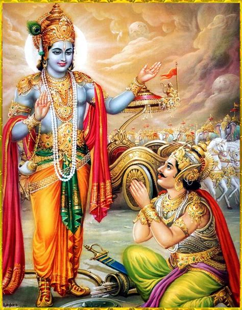 Krishna And Arjuna Arte Krishna Krishna Deidades Hindúes