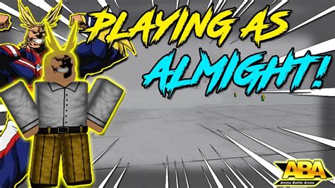 (roblox codes) todays video i showed all the. PLAYING AS ALMIGHT! / ONE FOR ALL QUIRK! | Anime Battle ...