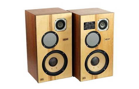 Akai Sr 1040 Loudspeakers Hi Fi Stereo Classic Vintage Completely