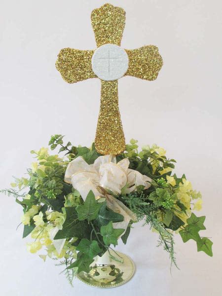 1st Communion Table Centerpiece Designs By Ginny