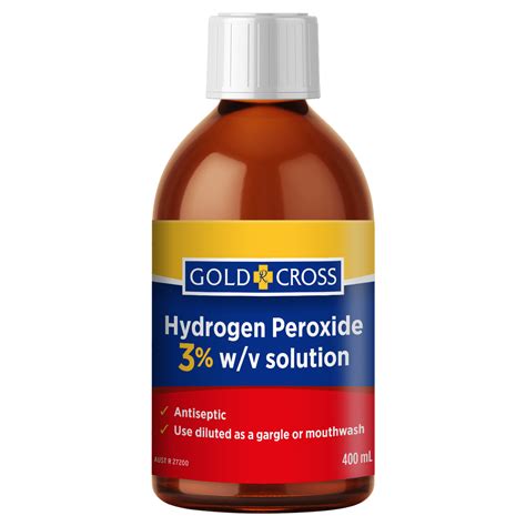 Hydrogen Peroxide 3 Gold Cross